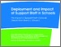 [thumbnail of Deployment and Impact of Support Staff in Schools]