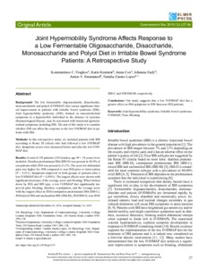 Joint hypermobility and EDS/HT Overview - Task Oriented Movement Therapy