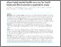 [thumbnail of Healthcare professionals views on the accessibility and acceptability of perinatal mental health services for South Asian an.pdf]